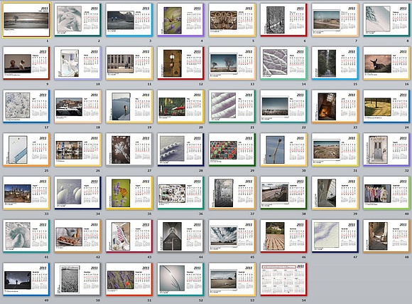 Weekly Calendar - 2011 (All Pages).